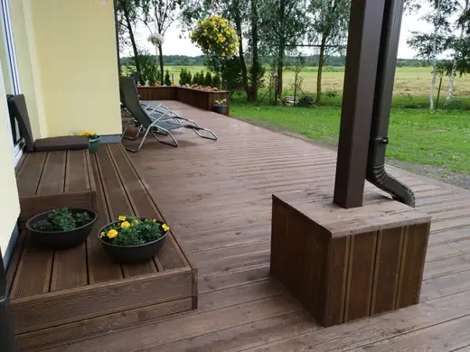 Eļļota lapegles terase Ādažos, 3. skats